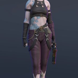 jinx figürü 3d baskı league of legends koleksiyon heykeli craftverse