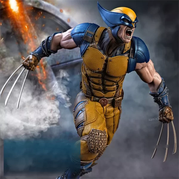 marvel deadpool vs wolverine koleksiyon figürü craftverse