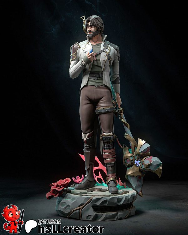 league of legends jayce koleksiyon figürü 3d baskı craftverse